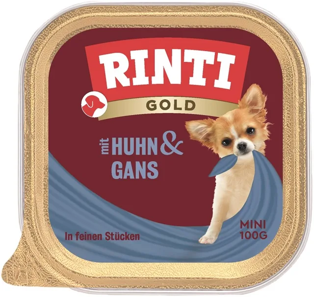 RINTI Gold Chicken&amp;Goose Mini s kuřecím masem 100 g