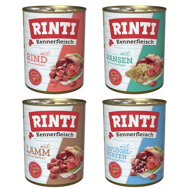 RINTI Kennerfleisch 24 x 800 g - výhodné balení - hovězí