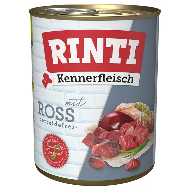 RINTI Kennerfleisch 24 x 800 g - výhodné balení - koňské
