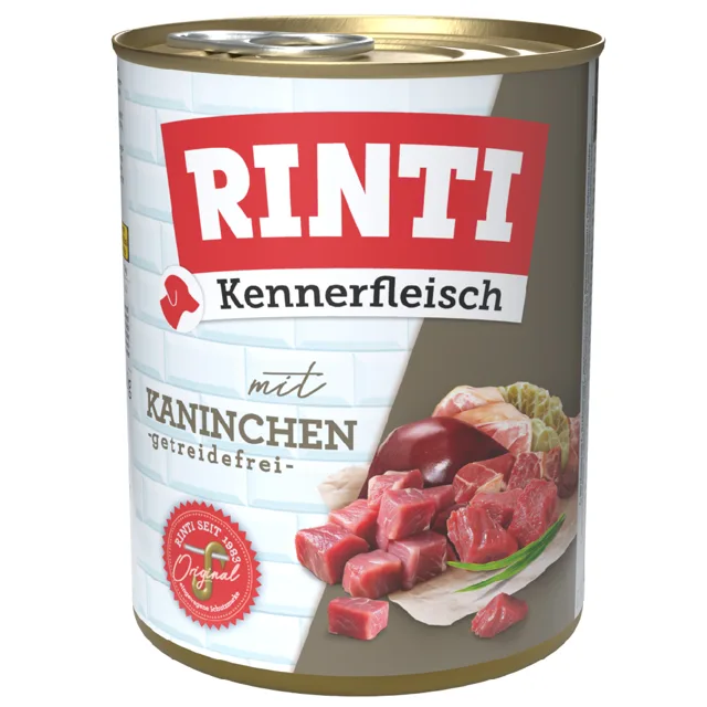 RINTI Kennerfleisch 6 ks (6 x 800 g) - králík