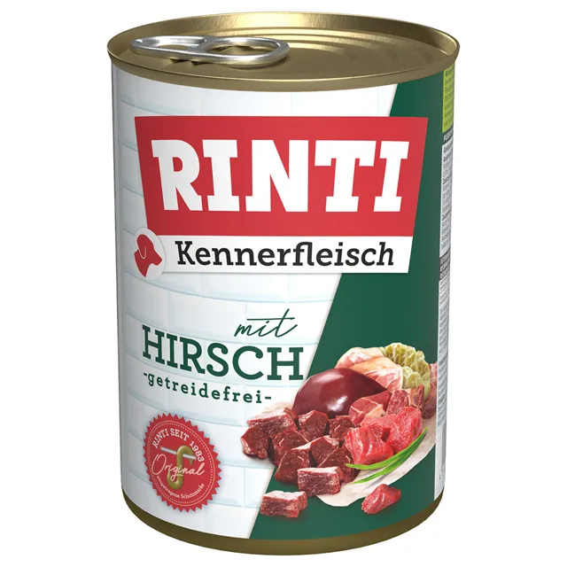 RINTI Kennerfleisch 6 x 400 g - jelení