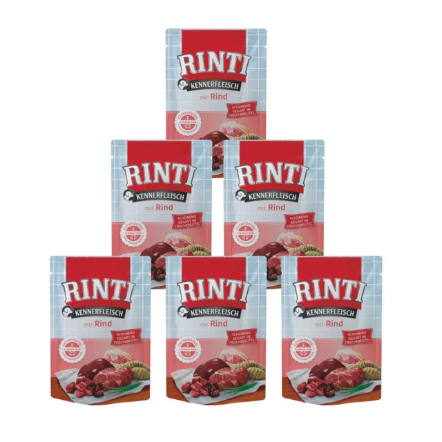 RINTI Kennerfleisch Beef 400 g 5+1 ZDARMA