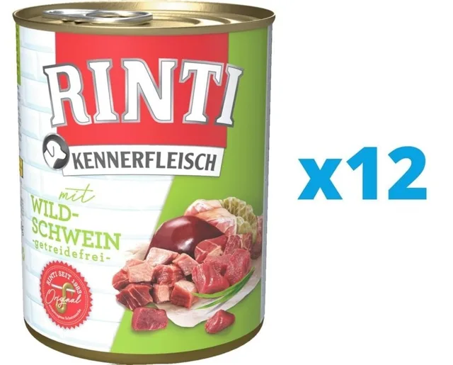 RINTI Kennerfleisch Divočák 12 x 400 g