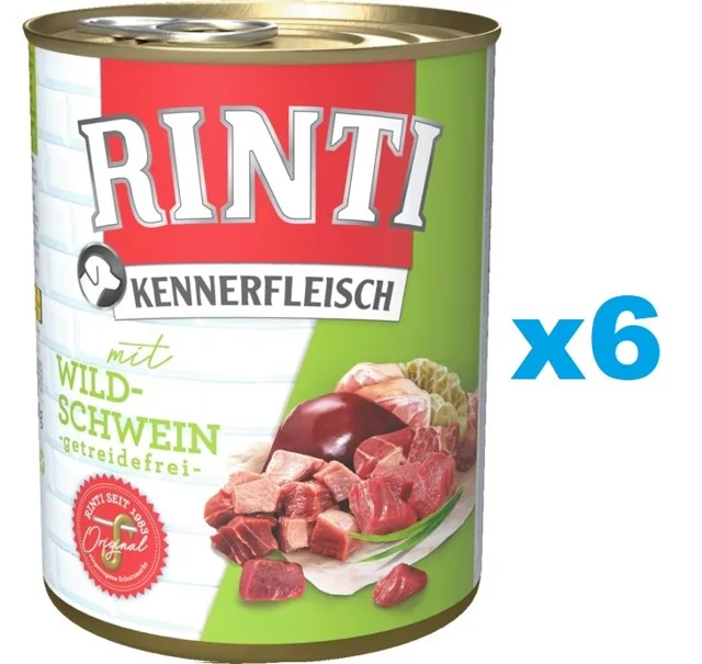RINTI Kennerfleisch Divočák 6x800 g