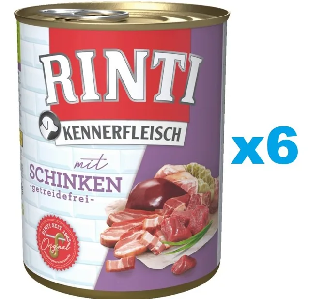 RINTI Kennerfleisch Ham  6x800 g