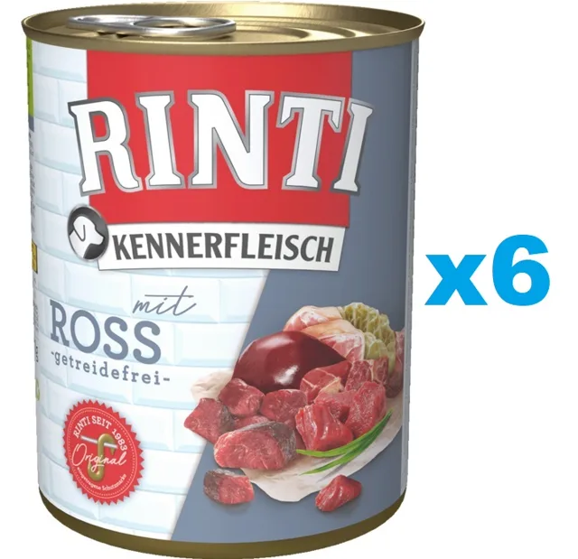 RINTI Kennerfleisch Horse 6x800 g