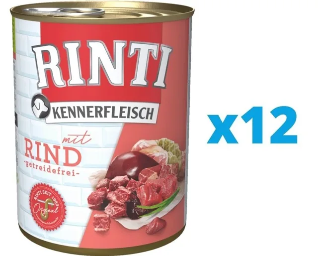RINTI Kennerfleisch Hovězí 12 x 800 g