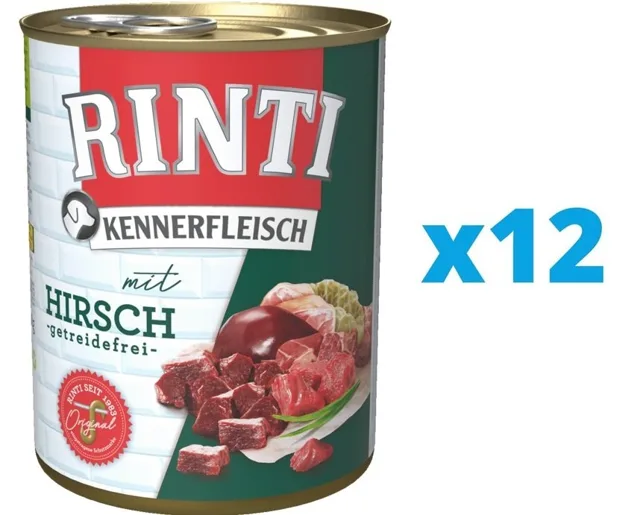 RINTI Kennerfleisch Jelen 12 x 800 g