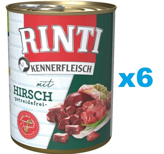 RINTI Kennerfleisch Jelen 6x800 g
