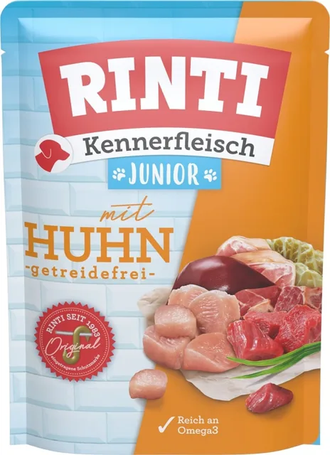 RINTI Kennerfleisch Junior Chicken Kuřecí kapsička 400 g