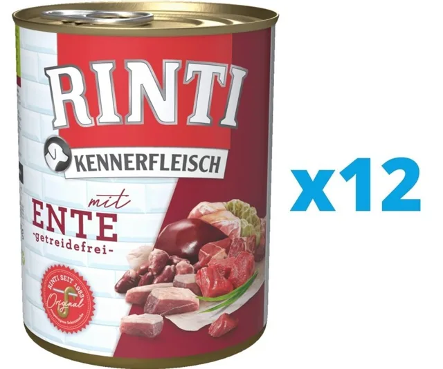 RINTI Kennerfleisch Kachna 12 x 400 g