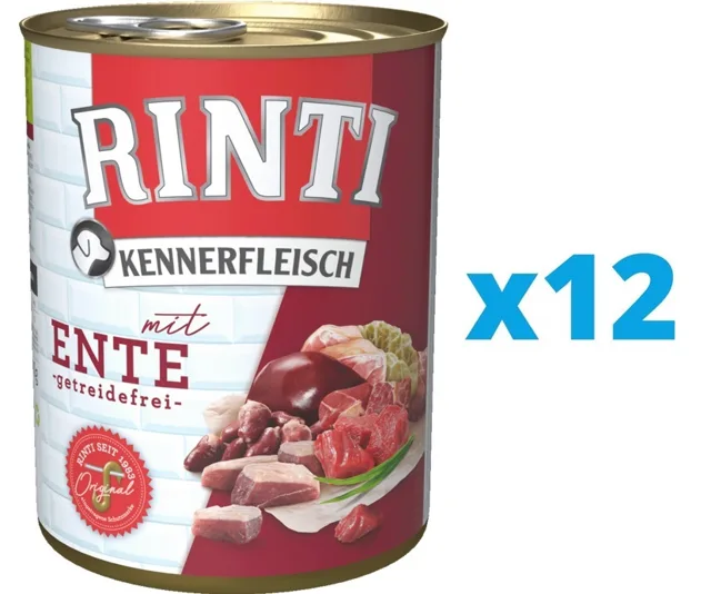 RINTI Kennerfleisch Kachna 12 x 800 g
