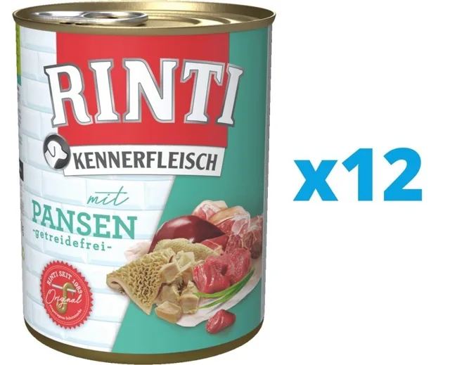 RINTI Kennerfleisch Rumen Bachor 12 x 800 g