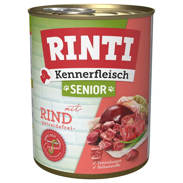 RINTI Kennerfleisch Senior 6 x 800 g / 24 x 800 g - 6 x 800 g hovězí
