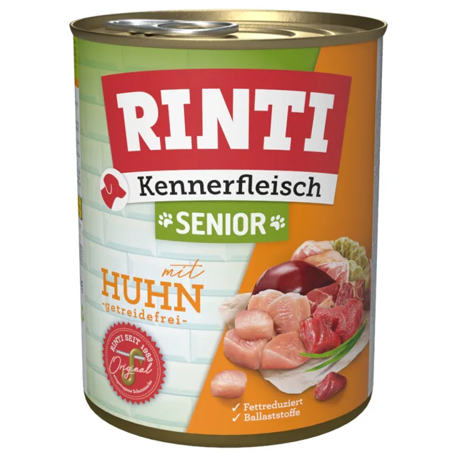RINTI Kennerfleisch Senior 6 x 800 g / 24 x 800 g - 6 x 800 g kuřecí