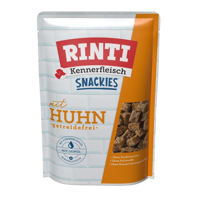 RINTI Kennerfleisch Snackies - výhodné balení: kuřecí 5 x 225 g