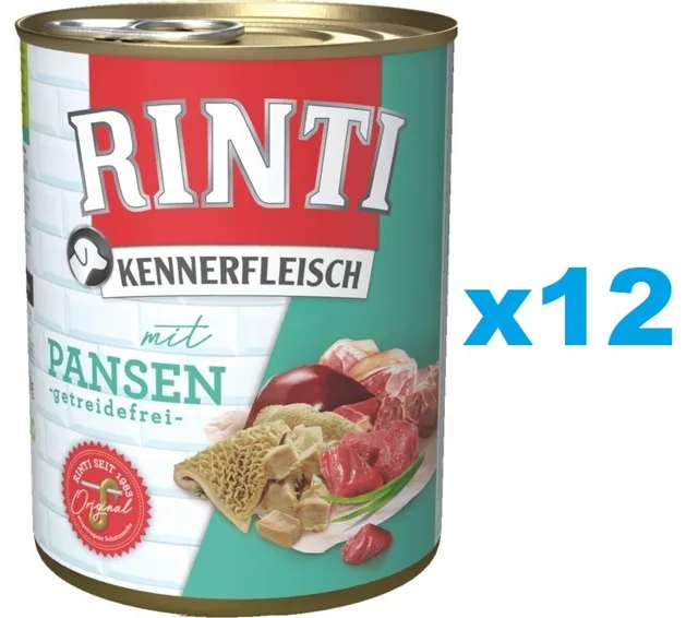 RINTI Kennerfleisch žaludky 12x400 g