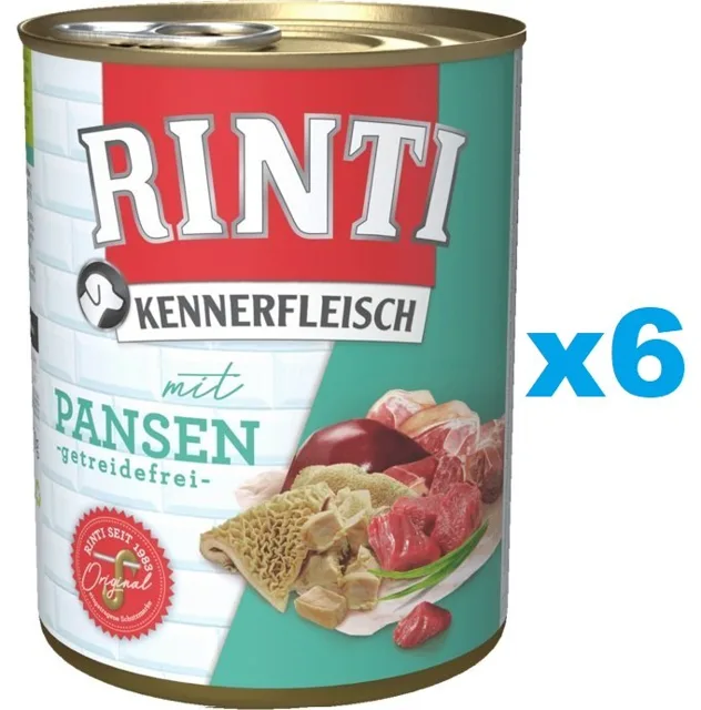 RINTI Kennerfleisch žaludky 6x400 g