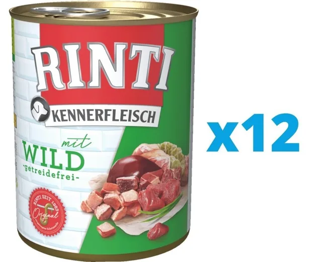 RINTI Kennerfleisch Zvěřina 12 x 400 g