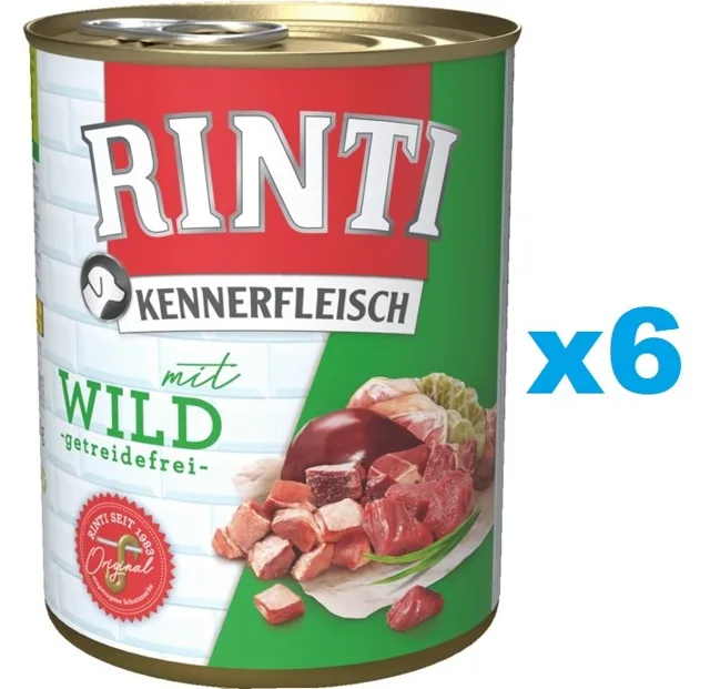 RINTI Kennerfleisch zvěřina 6x400 g