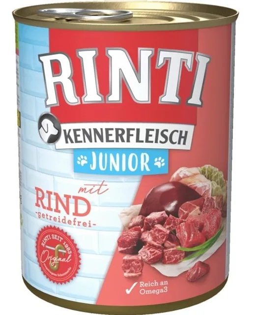 RINTI Kennerfleish Junior Beef 400 g