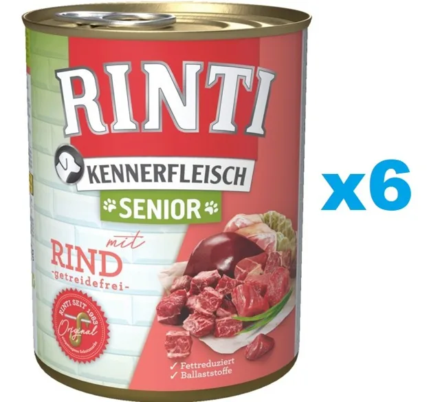 RINTI Kennerfleish Senior Beef 6x400 g