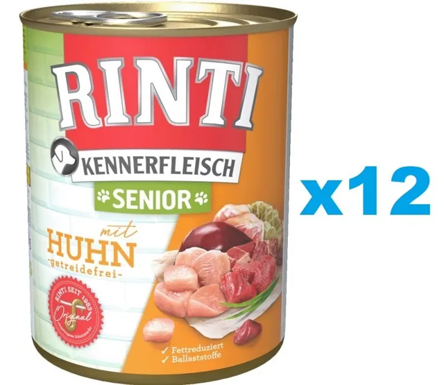 RINTI Kennerfleish Senior Chicken 12x400 g