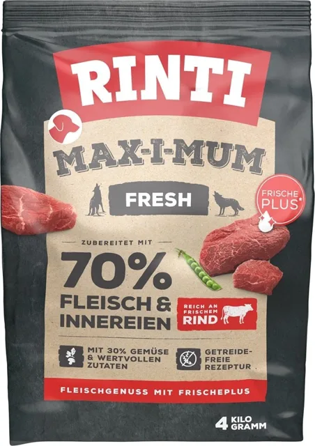 RINTI MAX-I-MUM Hovězí 4 kg