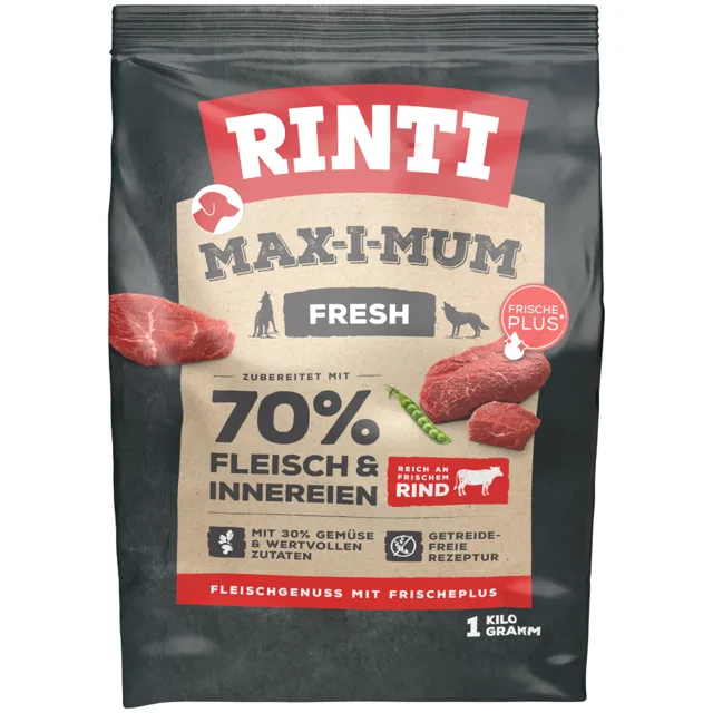 RINTI Max-i-mum Hovězí - Výhodné balení: 2 x 12 kg