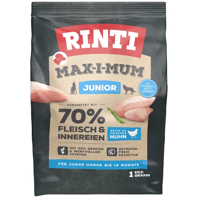 Rinti Max-i-mum Junior kuřecí - 12 kg