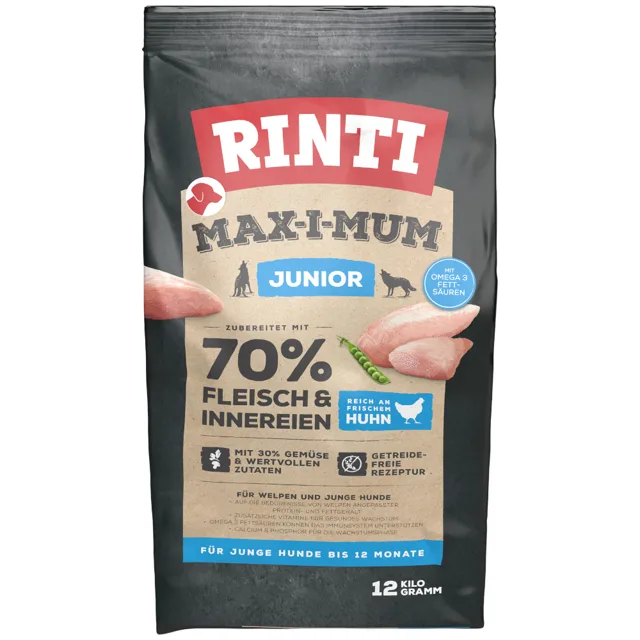 Rinti Max-i-mum Junior kuřecí - 7 x 1 kg