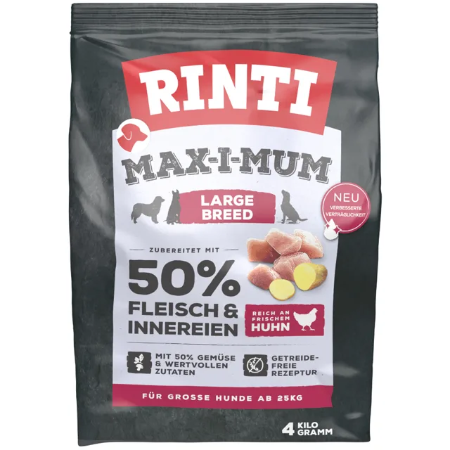RINTI Max-I-Mum Large Breed kuřecí - 4 kg