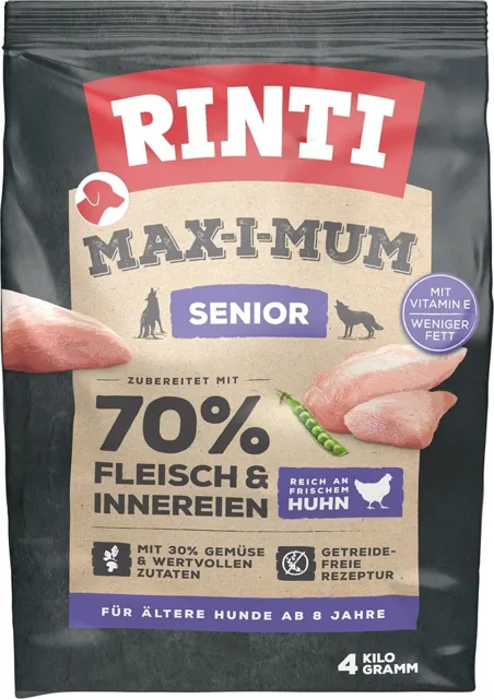 RINTI MAX-I-MUM Senior drůbeží maso 4 kg