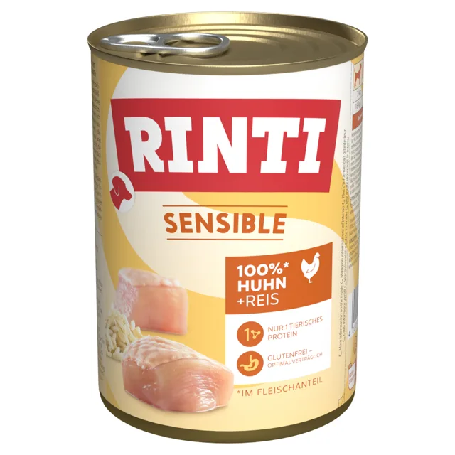 Rinti Sensible 1  x 400 g - Kuře & brambory
