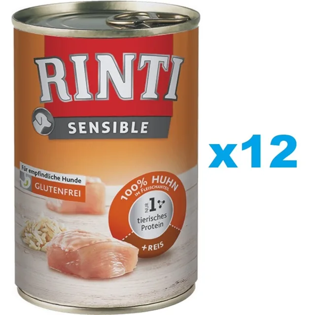 RINTI Sensible 400 g kuřecí s rýží 12x400 g
