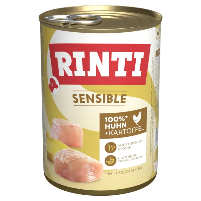 RINTI Sensible 6 x 400 g - Kuře & brambory