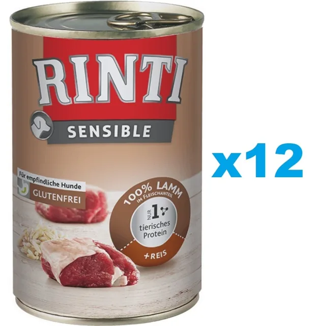 RINTI Sensible Jehněčí s rýží 400 g