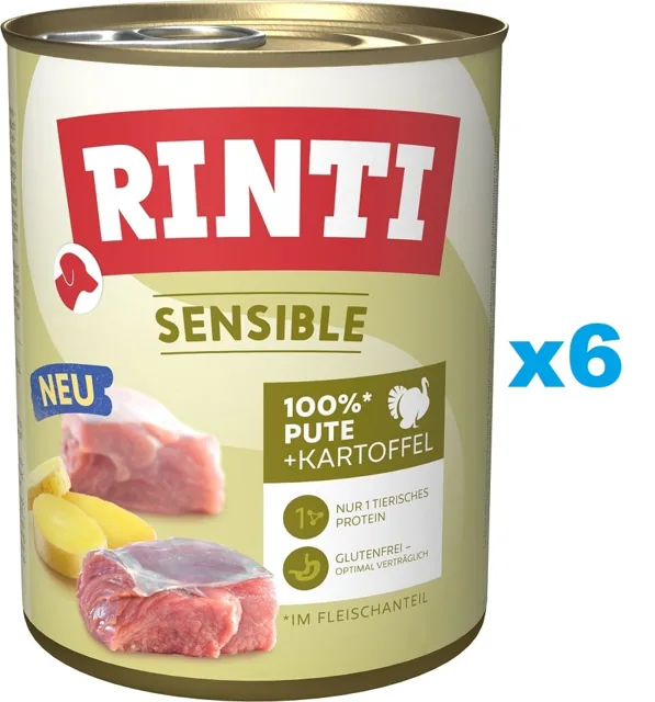 RINTI Sensible Krůta s bramborami 6x800 g