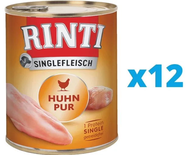 RINTI Singlefleisch Chicken Pure 12 x 400 g
