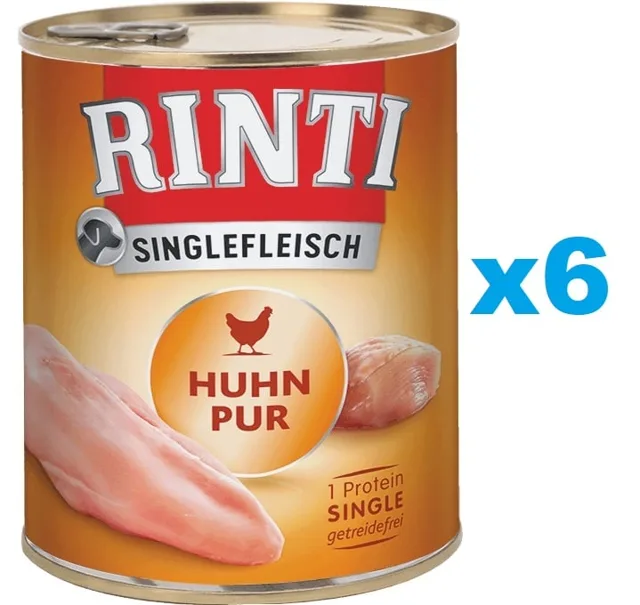 RINTI Singlefleisch Chicken Pure 6x400 g