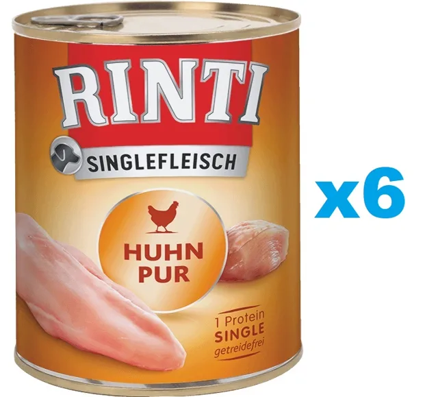 RINTI Singlefleisch Chicken Pure 6x800 g
