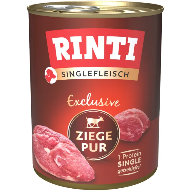 RINTI Singlefleisch Exclusive 6 x 800 g - kozí