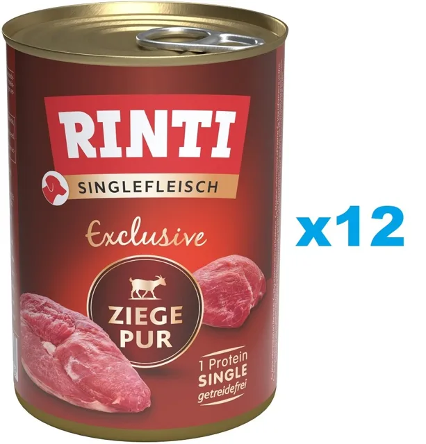 RINTI Singlefleisch Exclusive Goat Pure 12x400 g