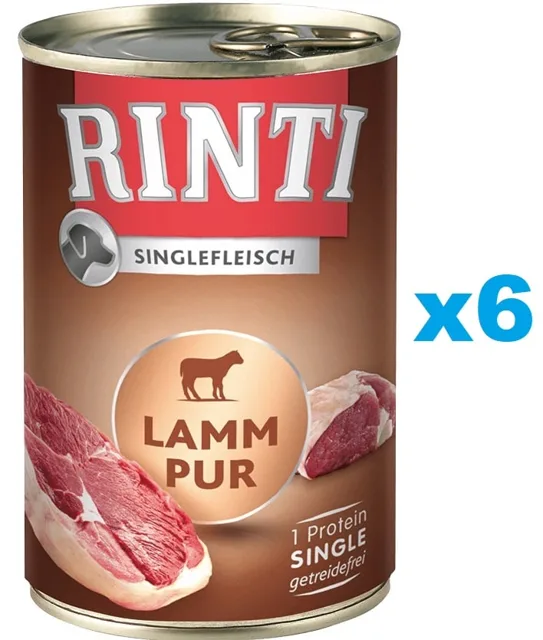 RINTI Singlefleisch Lamb Pure 6x400 g