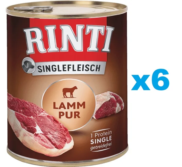 RINTI Singlefleisch Lamb Pure 6x800 g