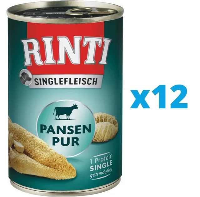 RINTI Singlefleisch Rumen Pure Bachor 12 x 400 g
