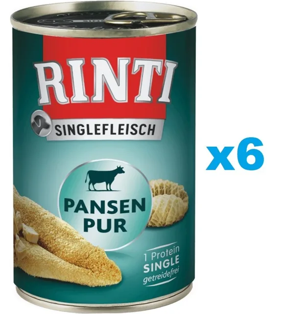 RINTI Singlefleisch Rumen Pure žaludky 6x800 g