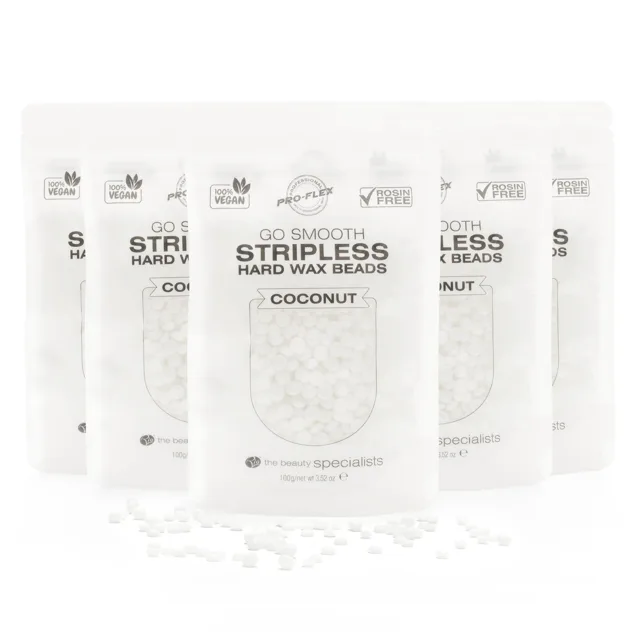 Rio-Beauty Depilační voskové perly Coconut Stripless Hard Wax Beads 5 x 100 g