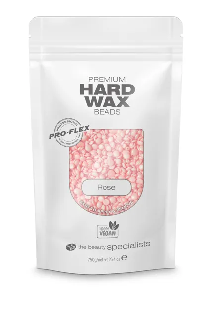 Rio Stripless hard wax beads 1x750g rose Voskové pecičky