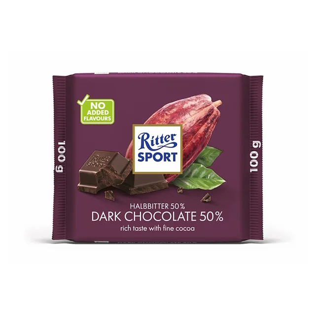 RITTER SPORT Hořká čokoláda 100 g